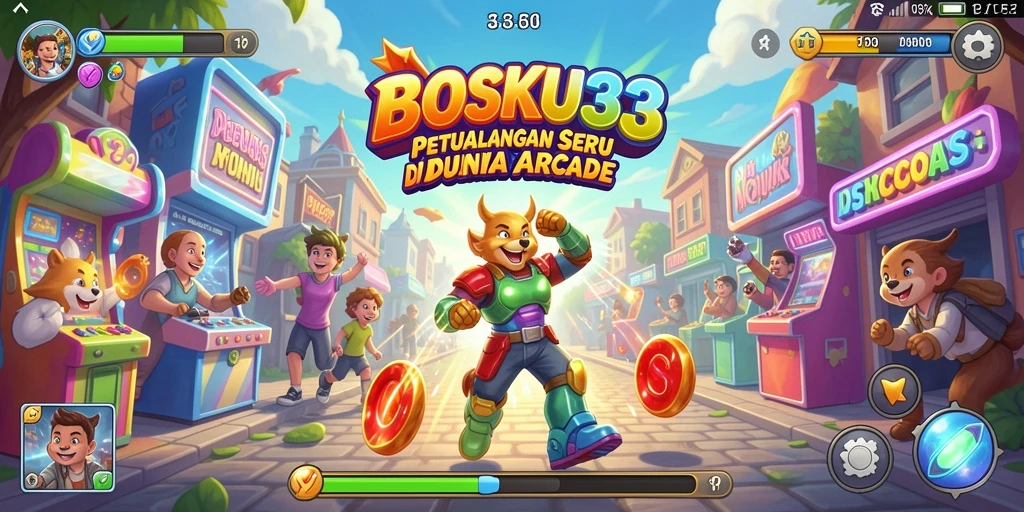 Tampilan menarik dari gameplay seru BOSKU33.