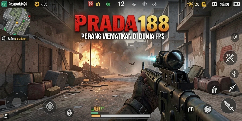 Tangkapan layar menunjukkan aksi mendebarkan dalam game FPS.