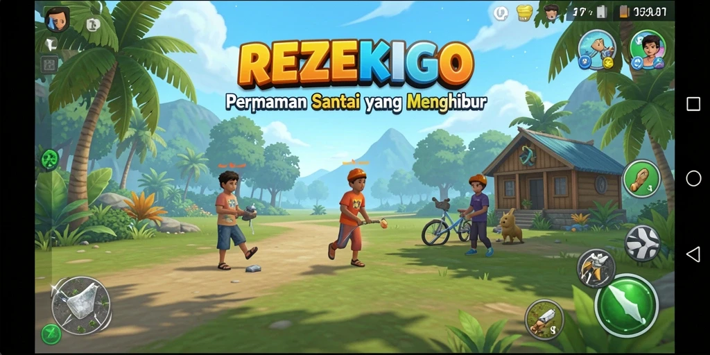 Screenshot gameplay <strong>REZEKIGO</strong> menampilkan keseruan dan tantangan yang dihadapi pemain.